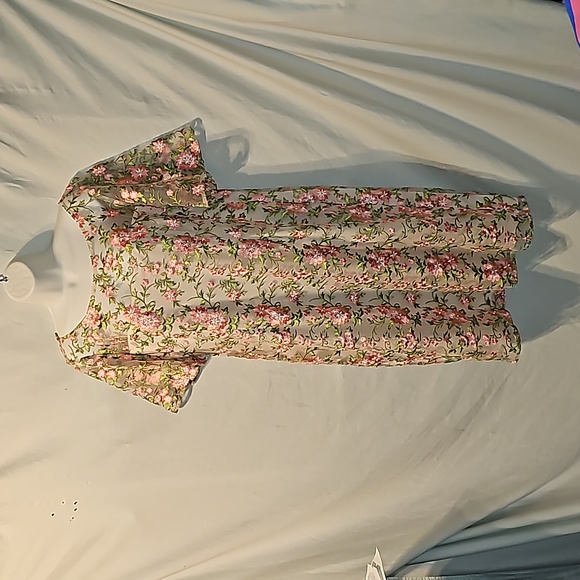 Adrianna Papell floral embroidered dress - Picture 7 of 13